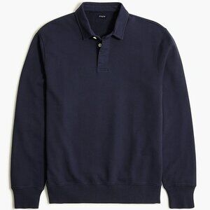 J CREW Rugby Pullover Sweatshirt Navy Blue SMALL NWT's